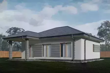 Дом с вальмовой крышей